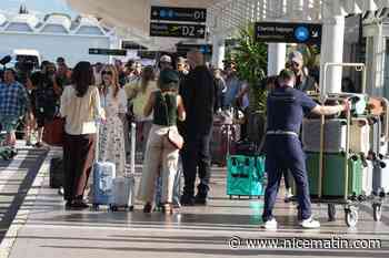 Le casting de la série phénomène « The White Lotus » photographié en plein tournage à l’aéroport de Nice Côte d’Azur