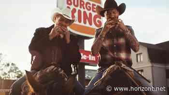 Burgergenuss auf Pferd: Burger King macht mit The BossHoss den Drive-in zum Western-Set