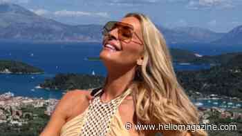 Tess Daly shows off modelesque legs in tiny white shorts as she moves on following Vernon Kay split