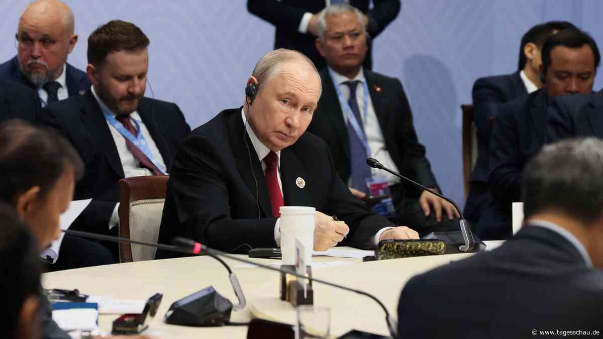 Putin in Kasan: Kein Wort zum Großangriff auf Raffinerie in Moskau