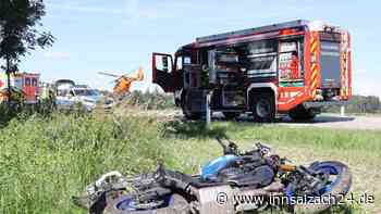 Unfall auf der ST2360 – Motorradfahrer schwer verletzt ins Krankenhaus geflogen