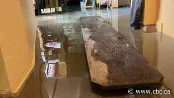 Some Exshaw residents still pumping water out of basements, weeks after heavy rainfall