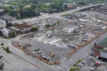 Installation of event centre micropiles more than half complete