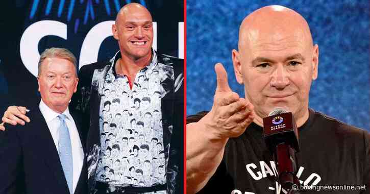 Frank Warren reacts after Tyson Fury teases ‘big announcement’ with Dana White