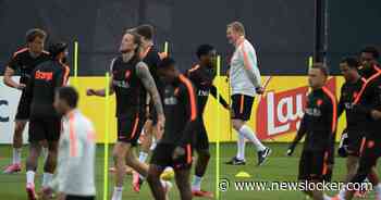 Oranje traint opnieuw met fitte selectie, in heel andere weersomstandigheden dan gisteren