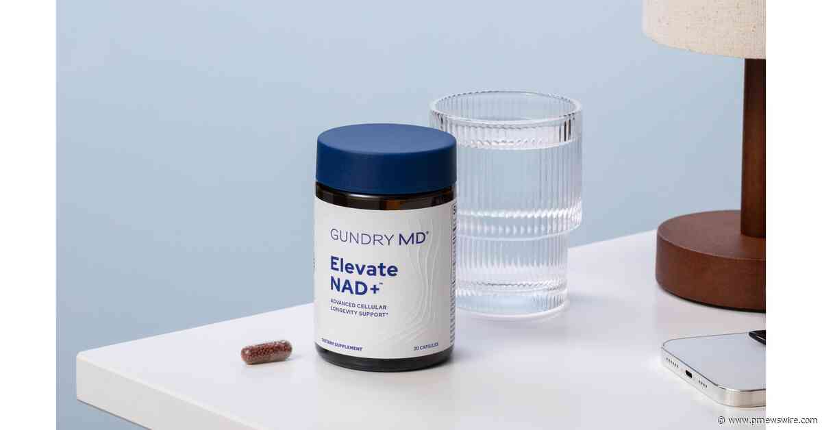 Gundry MD Launches Elevate NAD+: A Breakthrough NMN Supplement Designed to Support Healthy Cellular Aging