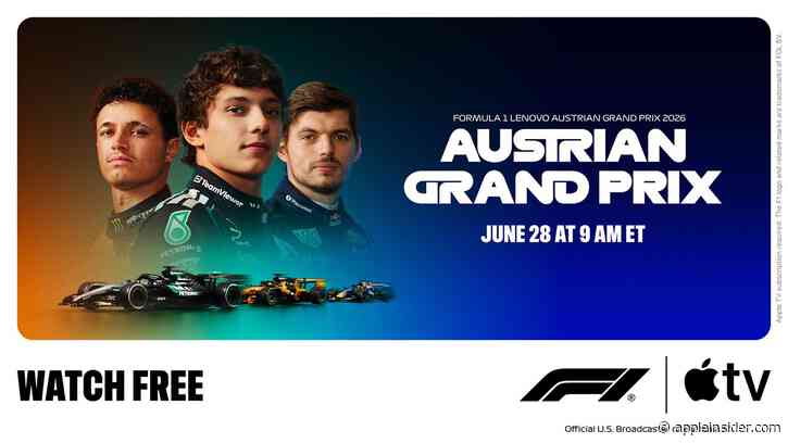 Formula 1 Austrian Grand Prix will be free on Apple TV in the US