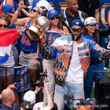 Knicks' Jalen Brunson & More Celebrate In Historic Championship Parade