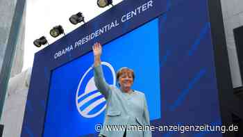 Merkel überraschend bei Einweihung von Obama-Museum