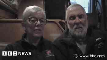 'Warning fire went up': Couple on board yacht describe encounter with Russian warship