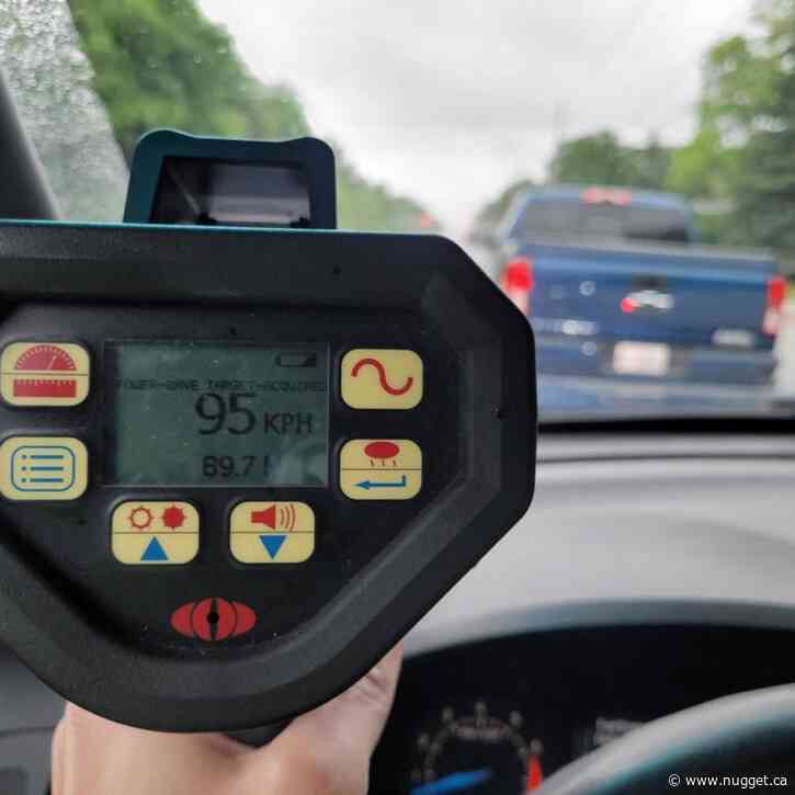 North Bay Police have been busy arresting local drivers for driving too fast
