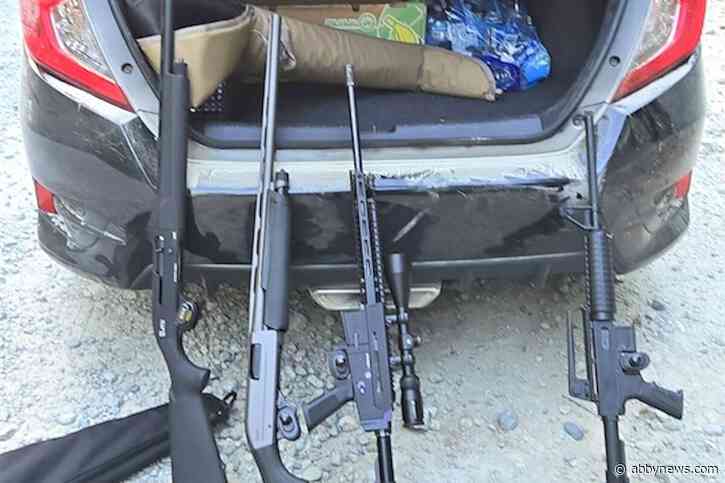 12 guns seized from illegal shooters on Mission forest service road