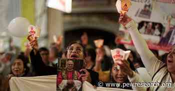 Catholics in Latin America generally have positive views of Pope Leo