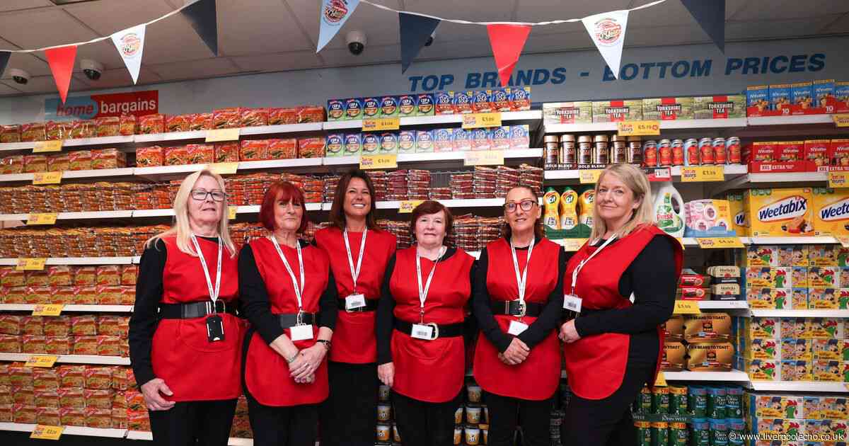 Photographs show Home Bargains celebrating 50 years by going back in time
