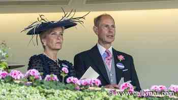 Duke and Duchess of Edinburgh join the party at Royal Ascot ahead of their wedding anniversary: Couple look delighted as they watch the races with Princess Anne and Zara Tindall