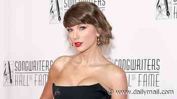 Taylor Swift sparks speculation her bachelorette party is about to get underway as Rhode Island mansion lights up