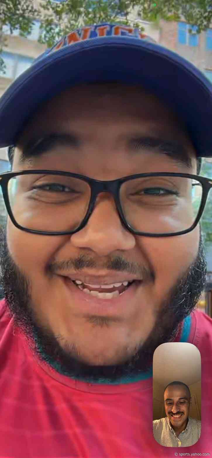 Viral 'Knicks in 4' superfan is looking for work. He may be a poet