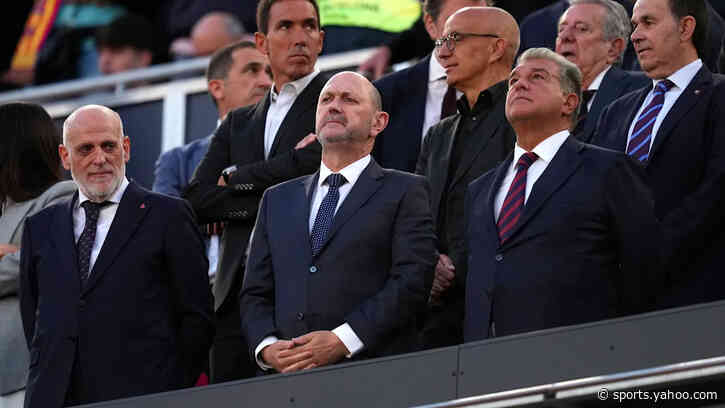 Barcelona escalate feud with Real Madrid by filing complaint against Florentino Perez