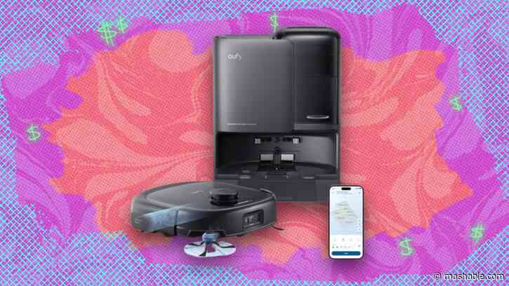 Put down the vacuum — the Eufy E25 robot vacuum and mop is over $300 off at Amazon