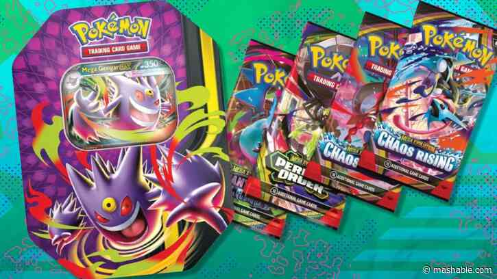 The Pokémon TCG Gengar Mega Moonlit Tin is at a record-low price on Amazon — save over $5