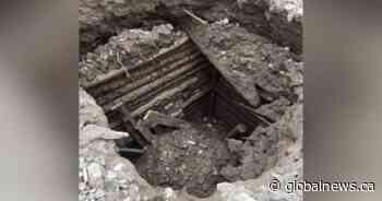 Banff staff explore unknown underground structure found at Lake Minnewanka