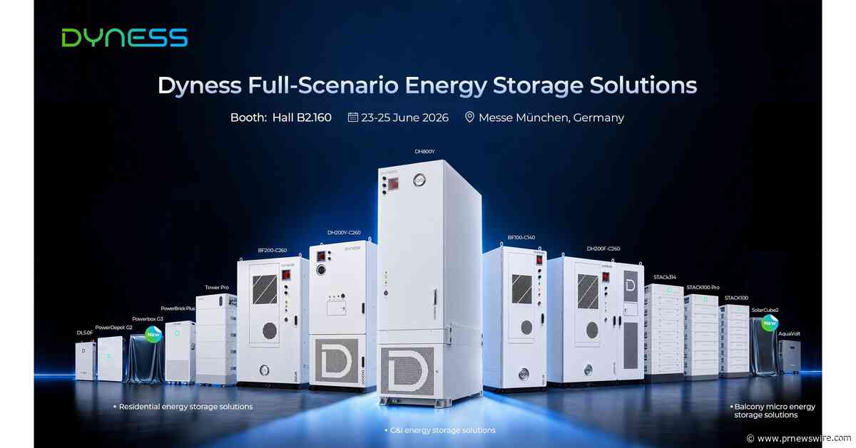 Intersolar 2026 | Dyness lädt Sie ein, eine nachhaltige Zukunft mit Energie zu versorgen