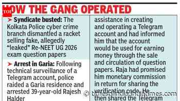 1st Kol link to NEET scam: Cops bust racket, arrest 39-year-old in Garia