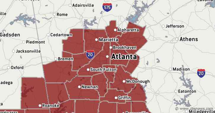 Tornado watch issued for metro Atlanta, 37 other Georgia counties
