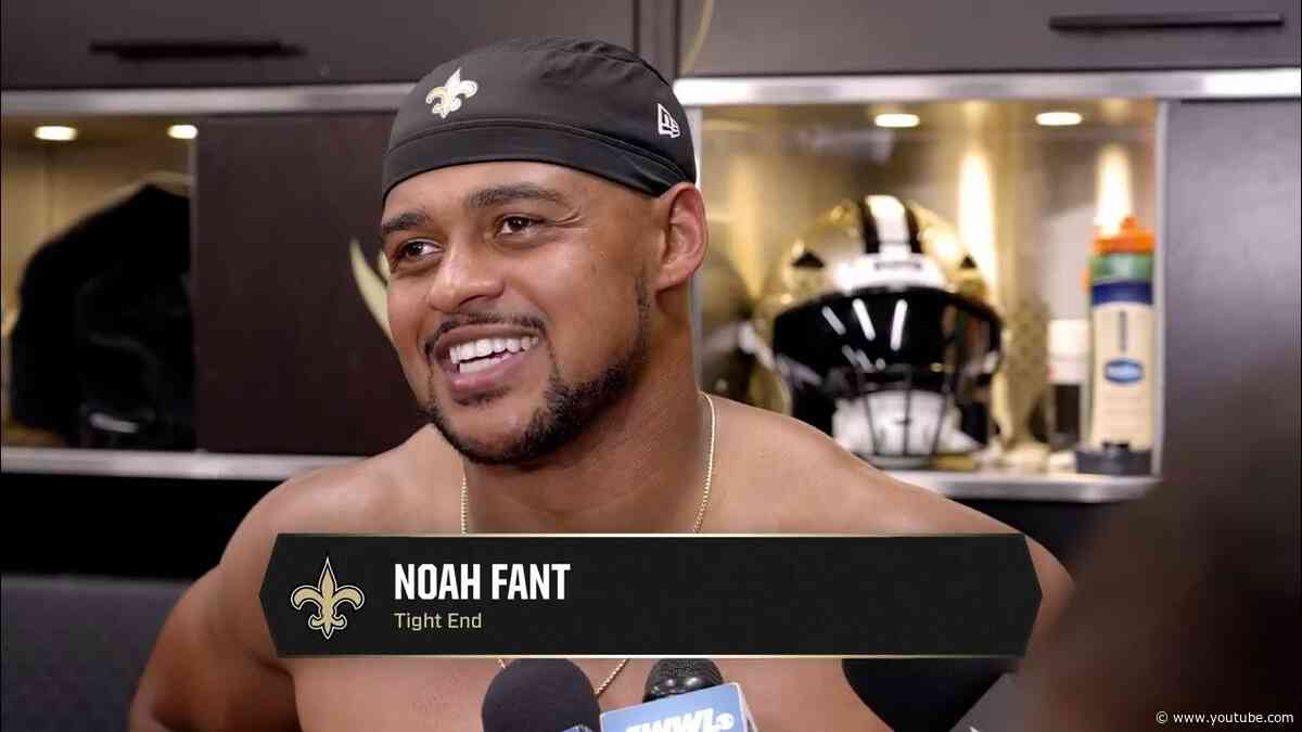 Noah Fant on Louisiana heat, building chemistry w/Tyler Shough | Saints Minicamp 2026