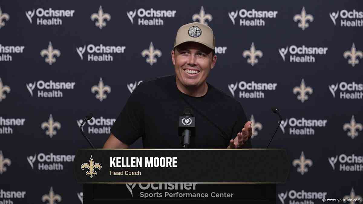 Kellen Moore previews Day 2 | Saints Minicamp 2026