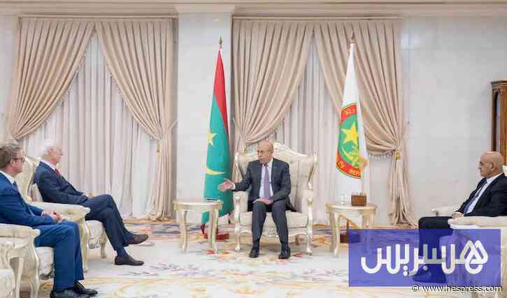 رئيس موريتانيا يلاقي دي ميستورا