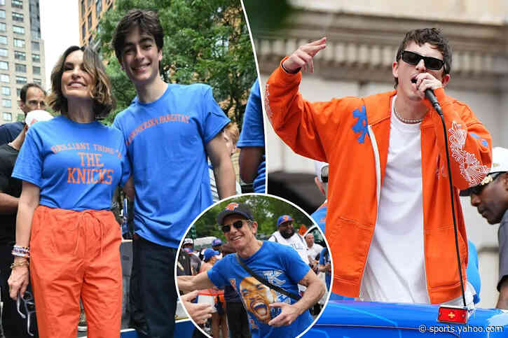 Mariska Hargitay, Timothee Chalamet among celebs showing out for Knicks’ championship parade