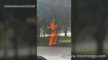 Hate crime charges filed against man who allegedly burned cross in Grant Park