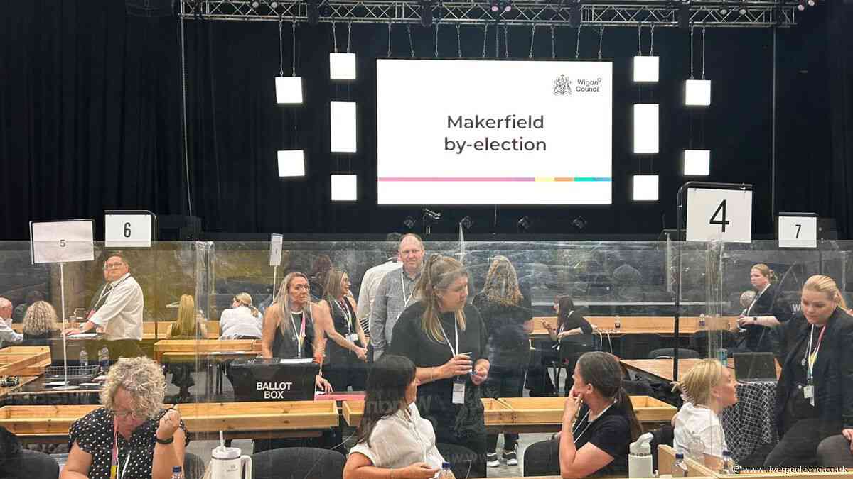 When the Makerfield by-election results are expected to be announced