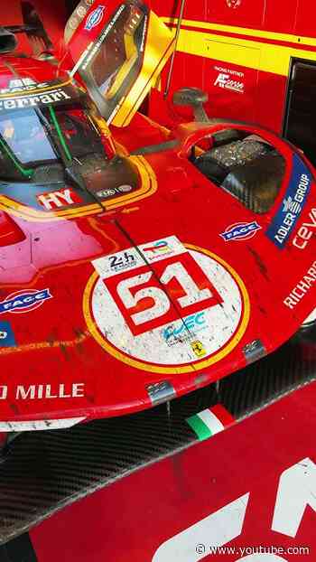 The aftermath of Le Mans 🇫🇷✨#WEC #FerrariHypercar #FerrariRaces #LeMans24 #Ferrari