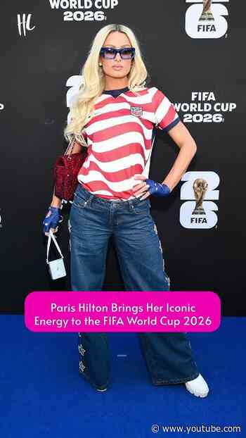 Paris Hilton at the FIFA World Cup 2026 Opening Ceremony in Los Angeles. ⚽️(📸: Getty Images)