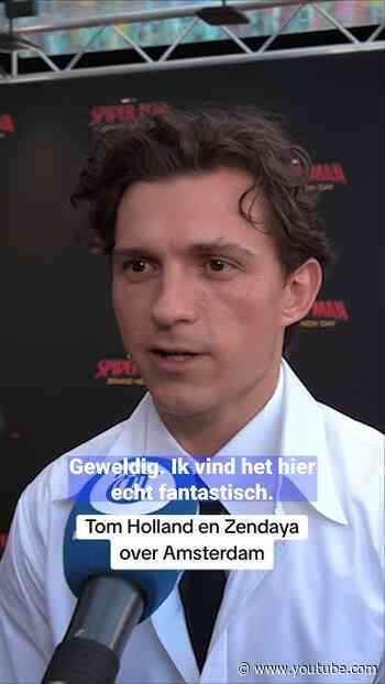 Tom Holland en Zendaya genieten van Amsterdam