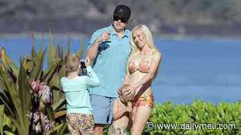 Heidi Montag sizzles on the set of new music video as she holidays in Hawaii with Spencer Pratt after election loss
