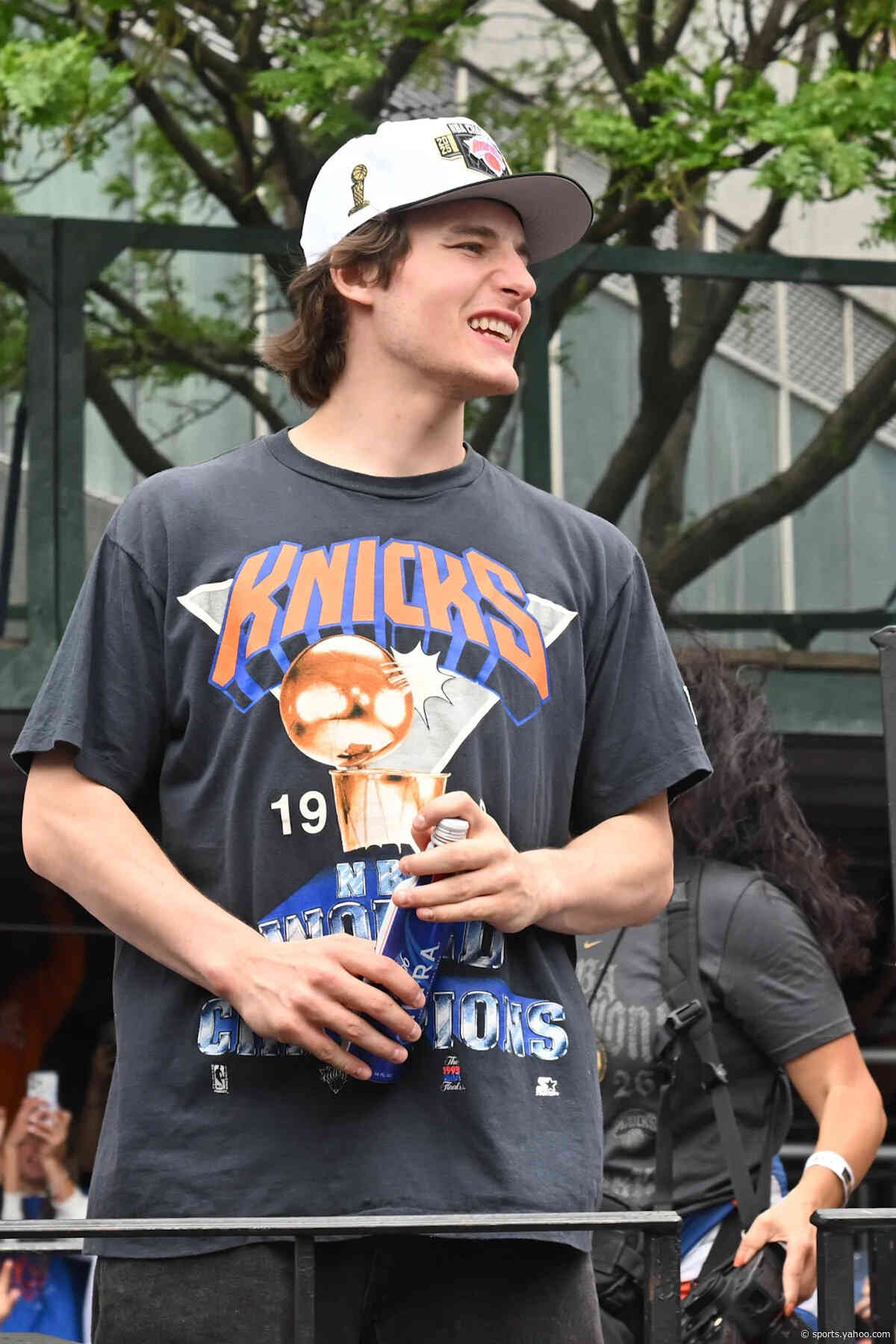 Tyler Kolek Almost Got Arrested At The Knicks Parade