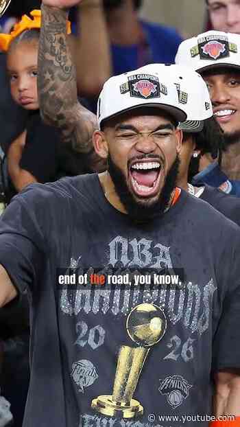 Karl-Anthony Towns on Celebrating the Knicks Championship With Patrick Ewing