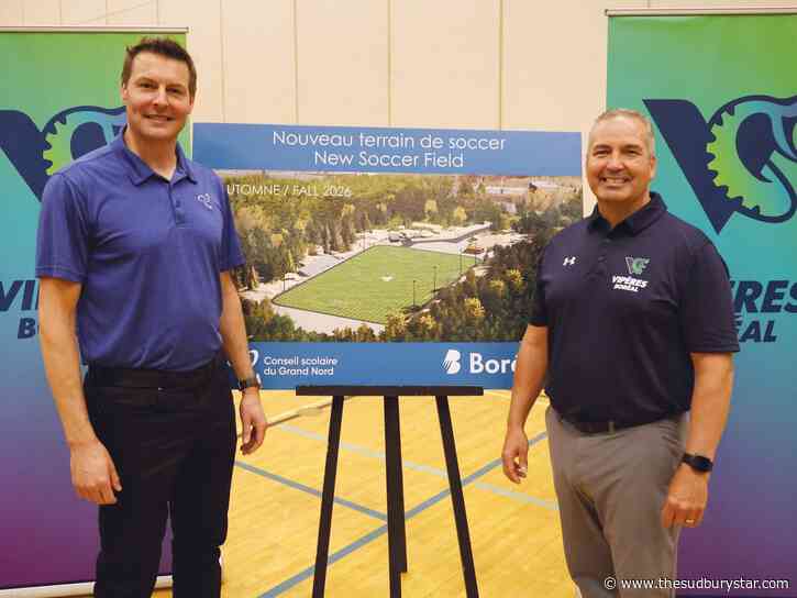 College Boreal, Grand Nord board to build $4M soccer field in Sudbury (update)