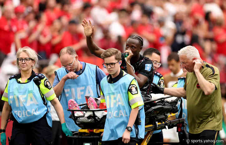 2026 World Cup: Canada's Ismaël Koné stretchered off with potential leg injury