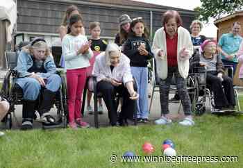 Bonding over bocce ball
