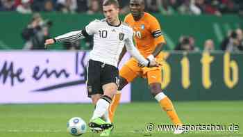 DFB-News: Beim letzten Spiel gegen die Ivorer: Poldi-Show und Trauerflor