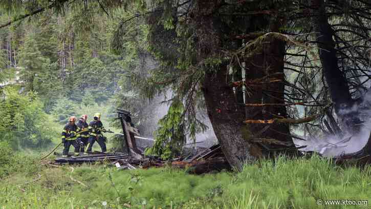 Fire destroys historic farm ruin in Mendenhall Valley
