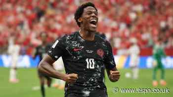 David hat trick leads Canada to historic WC rout
