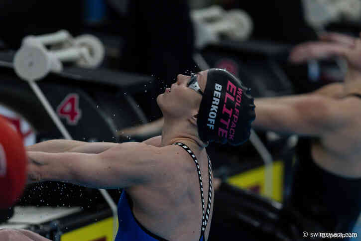 Katharine Berkoff Breaks Pro Series Meet Record, Just 0.01 Off American Record With 26.98 50 Back
