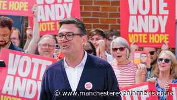 How many votes Andy Burnham won by in Makerfield by-election
