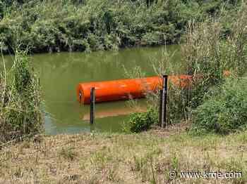 15 miles of buoy barriers installed in Rio Grande in deep South Texas