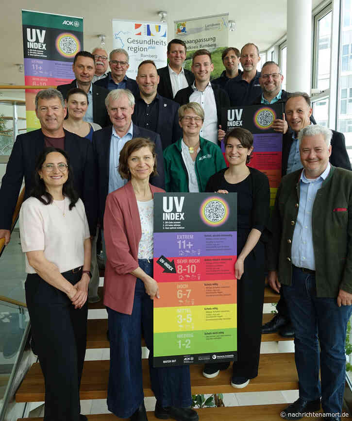 UV-Index-Tafeln für acht Kommunen im Landkreis Bamberg